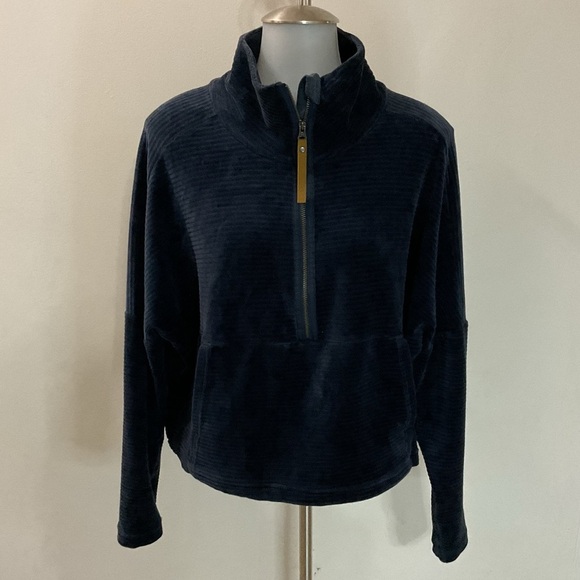Prana Tops - Prana Blue Velvet Sweatshirt Size M